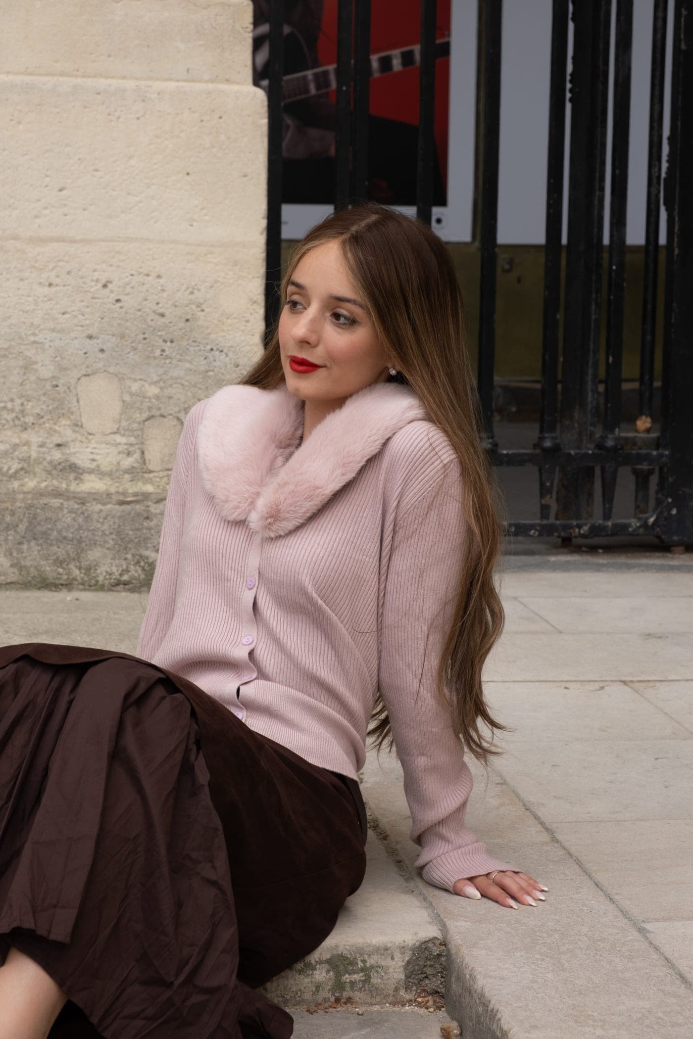 Soft Fur Cardigan