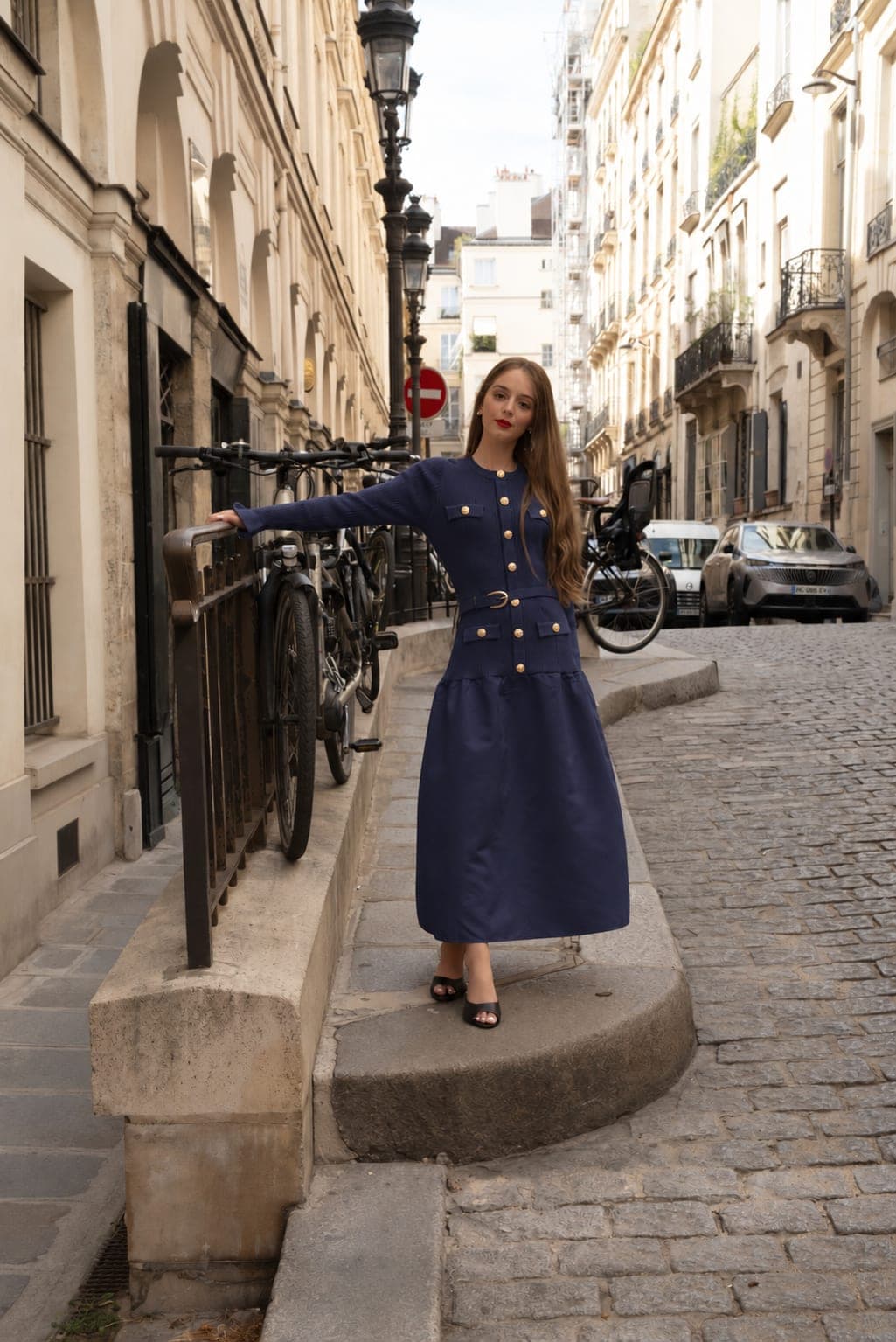 Knit Belted Dress